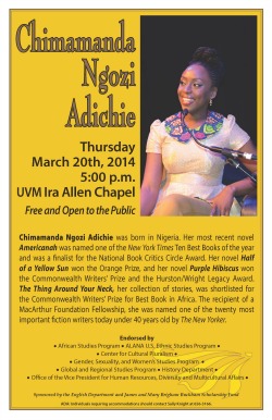 Chimamanda Ngozi Adichie poster